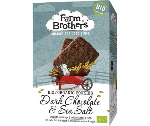 Küpsised tumeda šokolaadi & Meresoolaga FARM BROTHERS, 150g