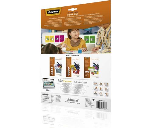 Lamineerimiskile A4 matt 80mic 25l pakis Fellowes