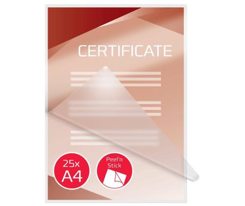 Lamineerimiskile kleebitav A4 75mic läikiv 25 lehte GBC