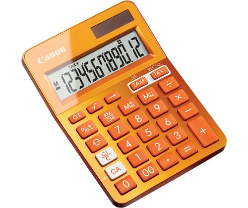 Lauakalkulaator CANON LS-123 oranž 12-kohaline