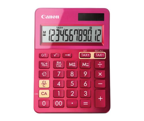 Lauakalkulaator CANON LS-123 roosa 12-kohaline