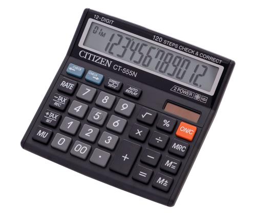 Lauakalkulaator Citizen CT-555N 12 kohaline
