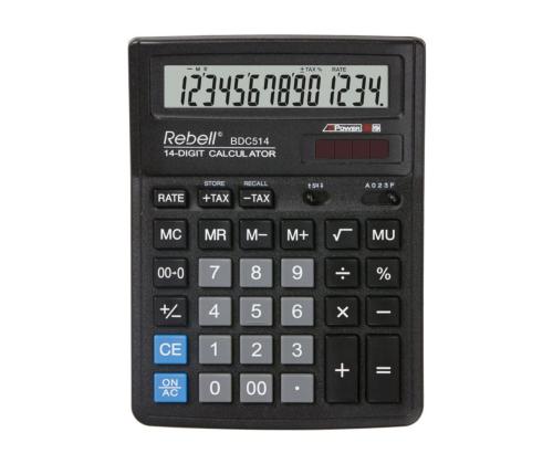 Lauakalkulaator REBELL BDC514 14-kohaline