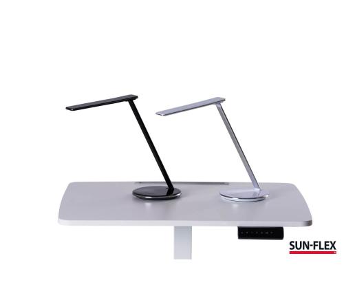 Laualamp SUN-FLEX Qlite valge 103100, H-35cm, integreeritud LED 5W, 200-800Lux, 2800-5600K, puutetundlik, QI juhtmevaba laadija