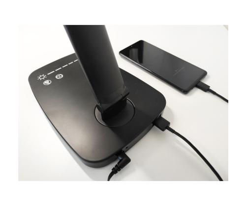 Laualamp UNILUX Twist LED, K-43cm, 27006000K, 1558lm, must