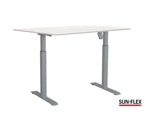 Lauaplaat SUN-FLEX elektrilisele lauaraamile 1600x800x18mm valge- Whitelaminate