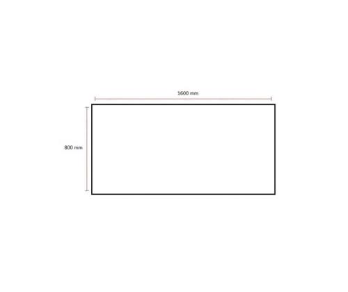 Lauaplaat 1600x800mm 25mm valge