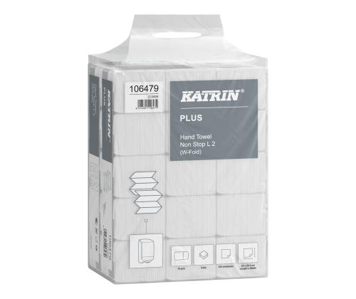 Lehträtik 2-kihiline KATRIN Plus NonStop L2 W-fold 20,3x32cm 125 lehte pakis (106479)