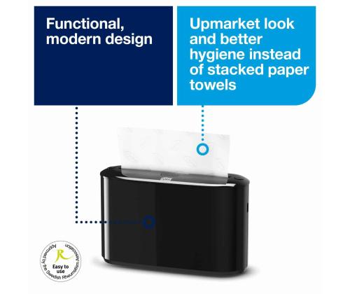 Lehträtikuhoidja lauale TORK Xpress H2 must (552208)
