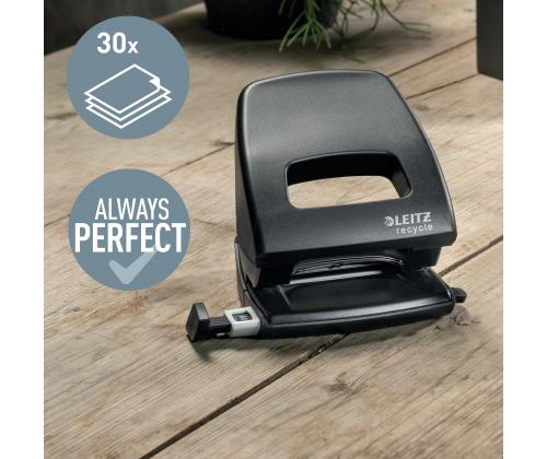 Augulööja auguraud LEITZ NeXXt Recycle 30lehte must	