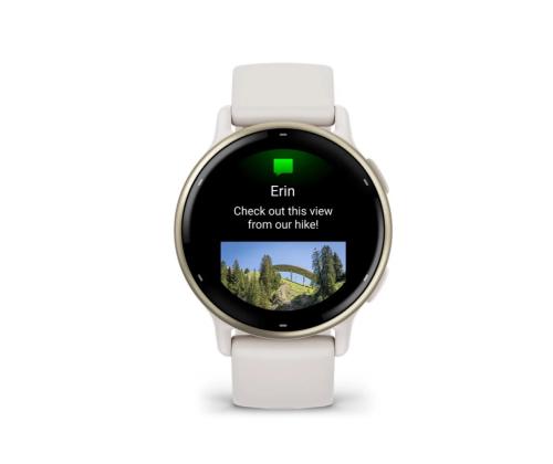 SMARTWATCH VIVOACTIVE 5/IVORY/GOLD 010-02862-11 GARMIN