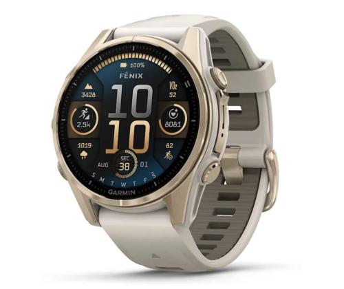 SMARTWATCH FENIX 8 SAPPHIRE/SOFT GOLD 010-02903-11 GARMIN