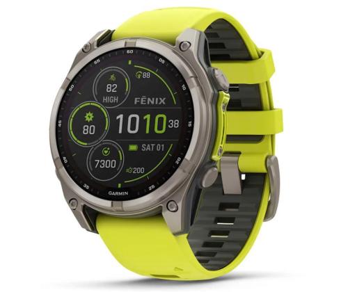 SMARTWATCH FENIX 8 SAPP. SOLAR/YELLOW 010-02906-21 GARMIN