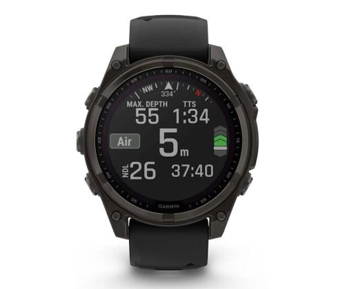 SMARTWATCH FENIX 8 SAPP. SOLAR/BLACK/GRAY 010-02906-11 GARMIN