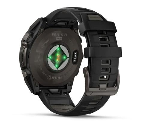 SMARTWATCH FENIX 8 SAPP. SOLAR/BLACK/GRAY 010-02906-11 GARMIN