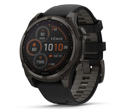 SMARTWATCH FENIX 8 SAPP. SOLAR/BLACK/GRAY 010-02907-11 GARMIN