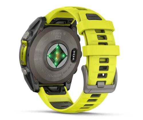 SMARTWATCH FENIX 8 SAPP. SOLAR/YELLOW 010-02907-21 GARMIN