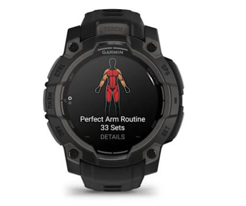 SMARTWATCH INSTINCT 3 AMOLED/BLACK/BLK 010-02936-00 GARMIN