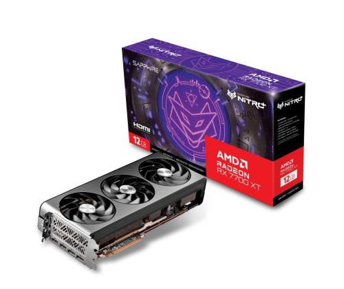Graphics Card SAPPHIRE AMD Radeon RX 7700 XT 12 GB GDDR6 192 bit PCIE 4.0 16x 2xHDMI...
