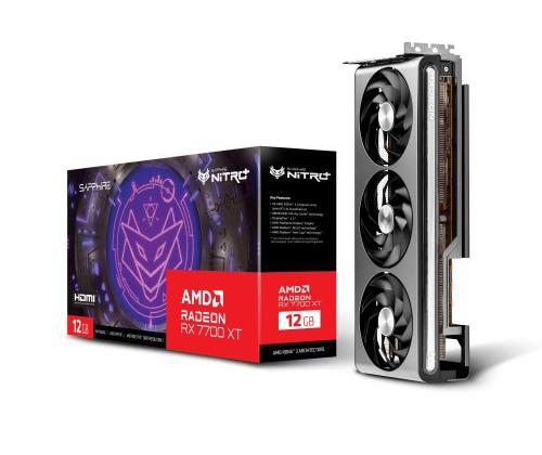 Graphics Card SAPPHIRE AMD Radeon RX 7700 XT 12 GB GDDR6 192 bit PCIE 4.0 16x 2xHDMI...