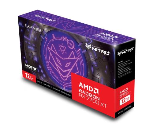 Graphics Card SAPPHIRE AMD Radeon RX 7700 XT 12 GB GDDR6 192 bit PCIE 4.0 16x 2xHDMI...