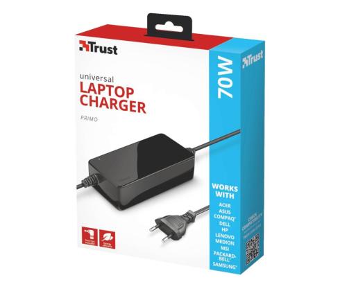 NB ACC AC ADAPTER 70W PRIMO/BLACK 22141 TRUST