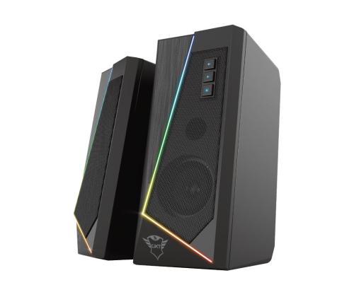 Speaker TRUST GXT 609 Zoxa RGB Illuminated Speaker Set 1xUSB 2.0 Black 24070