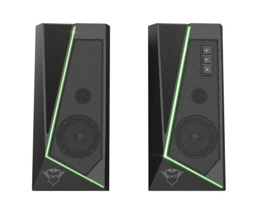 Speaker TRUST GXT 609 Zoxa RGB Illuminated Speaker Set 1xUSB 2.0 Black 24070