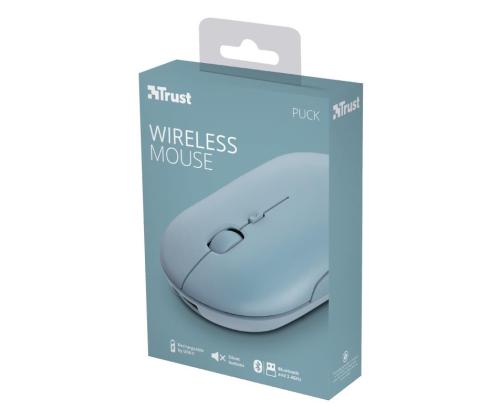 MOUSE USB OPTICAL WRL/PUCK RECHARGEABLE 24126 TRUST