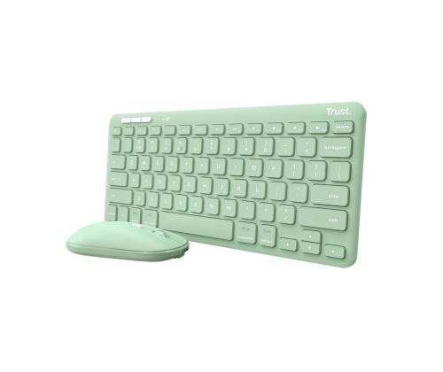 KEYBOARD +MOUSE WRL LYRA/GREEN 24942 TRUST