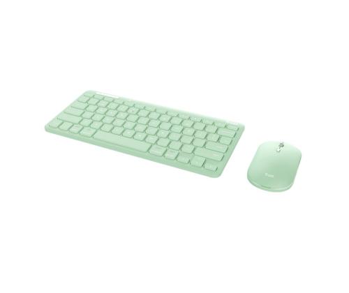 KEYBOARD +MOUSE WRL LYRA/GREEN 24942 TRUST