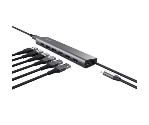Ülemineku-Hub USB 7PORT HALYX 24967 TRUST