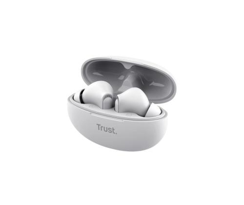 HEADSET EARBUDS YAVI BT ENC/WHITE 25172 TRUST