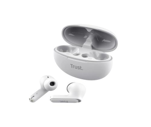 HEADSET EARBUDS YAVI BT ENC/WHITE 25172 TRUST