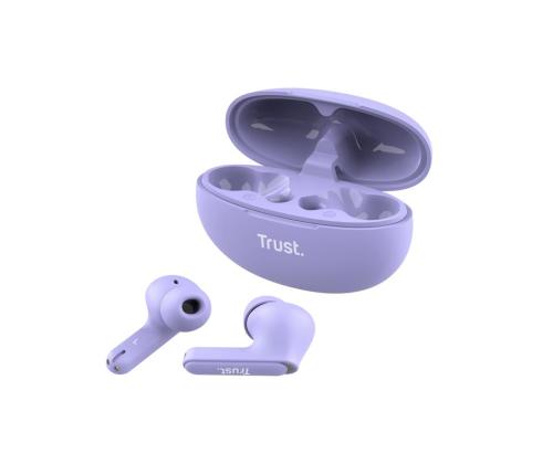 HEADSET EARBUDS YAVI BT ENC/PURPLE 25297 TRUST