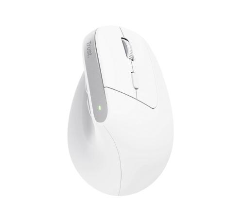 MOUSE USB OPTICAL WRL BAYO+/ERGONOMIC WHT 25399 TRUST