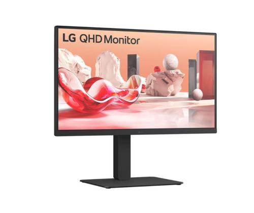 LCD Monitor LG 27BA75QB-B 27" Panel IPS 2560x1440 16:9 100Hz Matte Speakers Swivel Pivot Height...