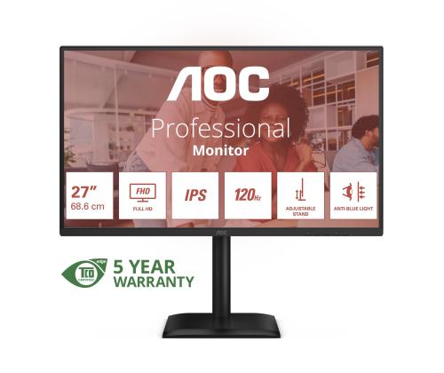 MONITOR LCD 27" IPS/27E4U AOC