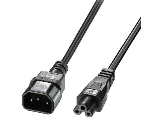 CABLE POWER IEC C14 TO IEC C5/2M 30341 LINDY