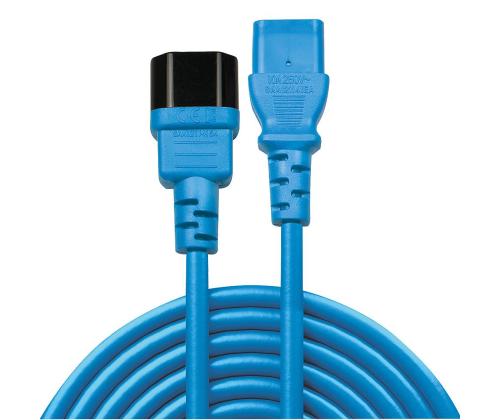 CABLE POWER IEC EXTENSION 2M/BLUE 30472 LINDY
