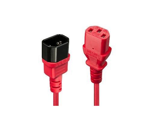 CABLE POWER IEC EXTENSION 2M/RED 30478 LINDY