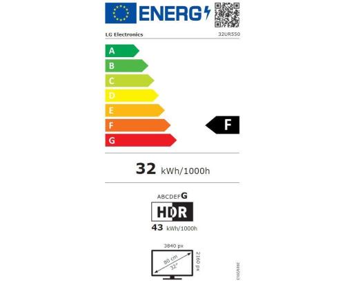 MONITOR LCD 32" VA 4K/32U720A-B LG