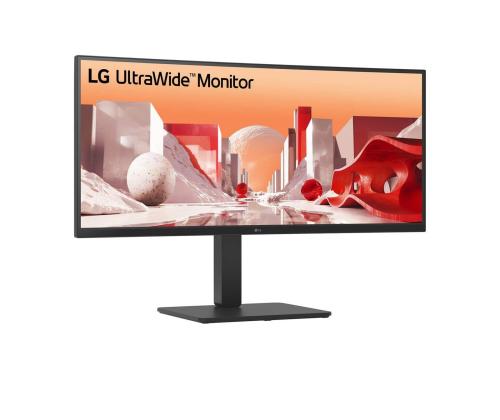 LCD Monitor LG 34 " 3440 x 1440 pixels Wide Quad HD Native aspect ratio 21:9 LCD Curved 34BA75QE-B