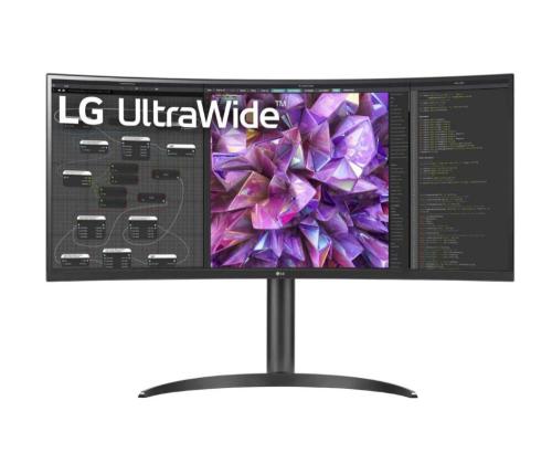 LCD Monitor LG 34WQ75C-B 34" Curved/21 : 9 Panel IPS 3440x1440 21:9 5 ms Speakers Height...