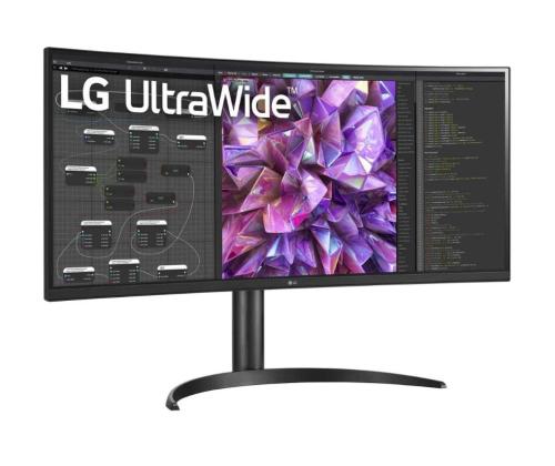 LCD Monitor LG 34WQ75C-B 34" Curved/21 : 9 Panel IPS 3440x1440 21:9 5 ms Speakers Height...