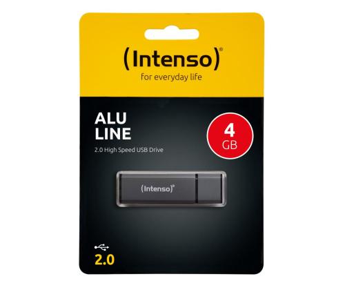 MEMORY DRIVE FLASH USB2 4GB/BLACK 3521451 INTENSO