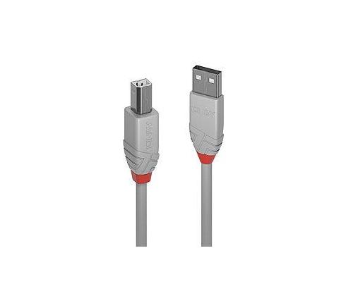 CABLE USB2 A-B 2M/ANTHRA GREY36683 LINDY