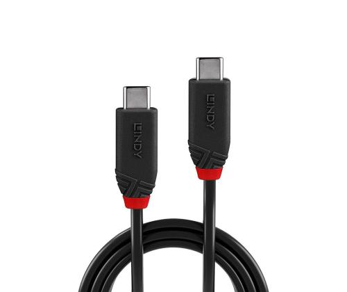 CABLE USB4 240W TYPE C 1M/BLACK LINE 37001 LINDY