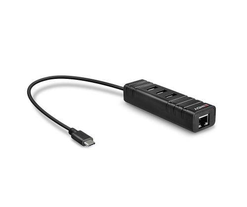 I/O HUB USB3.1 & LAN ADAPTER/43249 LINDY