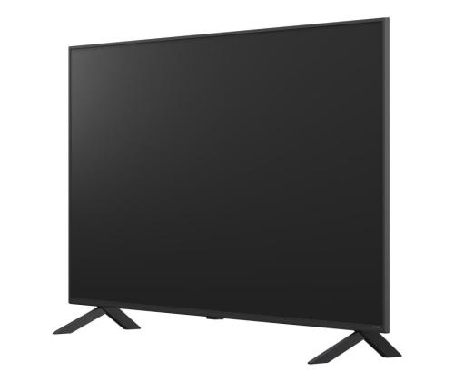 TV Set LG 43" 4K/Smart 3840x2160 Wireless LAN webOS Black 43QNED80A3A